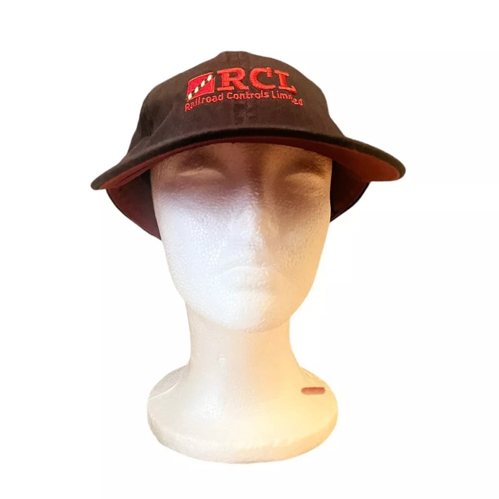 RCL- RAILROAD CONTROLS LIMITED- Railroad Cap Hat Train Engineer Conductor‎ Navy